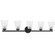 Vienna Five Light Vanity in Matte Black (216|VIE385WMB)