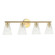 Vienna Four Light Vanity in Aged Brass (216|VIE304WAGB)