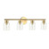 Vienna Four Light Vanity in Aged Brass (216|VIE294WAGB)