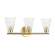 Vienna Three Light Vanity in Aged Brass (216|VIE223WAGB)