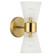 Vienna Two Light Vanity in Aged Brass (216|VIE112WAGB)
