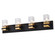 Veronica Four Light Vanity in Matte Black (216|VER324WMBAGB)