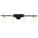 Vivaldi Four Light Vanity Fixture in Matte Black (216|VAD324WMBAGB)