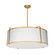 Trapezoid Four Light Pendant in White (216|TRA244PGLDWH)