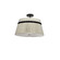 Sylvie Three Light Semi Flush Mount in White (216|SYV153SFMBNAT)