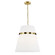 Symphony Three Light Pendant in White (216|SYM183PAGBWH)
