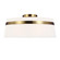 Symphony Three Light Semi-Flush Mount in White (216|SYM153SFAGBWH)