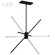 Summit LED Pendant in Black (216|SUM34PMB)