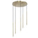 Sanya LED Pendant in Aged Brass (216|SNY1815LEDPAGB)
