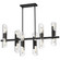 Samantha 12 Light Chandelier in Black (216|SAM4012HCMB)