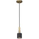 Rhoswen One Light Pendant in Matte Black (216|RHS1PMBAGB)