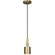 Rhoswen One Light Pendant in Aged Brass (216|RHS1PAGB)