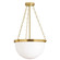 Rhonda One Light Pendant in White (216|RHO151PAGB)