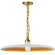 Quentin One Light Pendant in Matte White (216|QTN241PMWAGB)