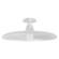 Quentin One Light Semi-Flush Mount in Matte White (216|QTN181SFMW)