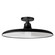 Quentin One Light Semi-Flush Mount in Matte Black (216|QTN181SFMB)