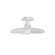 Quentin One Light Semi-Flush Mount in Matte White (216|QTN121SFMW)