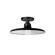 Quentin One Light Semi-Flush Mount in Matte Black (216|QTN121SFMB)