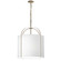Quincy Three Light Pendant in White (216|QCY221PGLDWH)