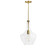 Petalite One Light Pendant in Clear (216|PTL101PAGB)