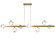 Pearlene Eight Light Pendant in Aged Brass (216|PRN548HPAGB)