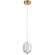 Peri LED Pendant in Clear (216|PRI67LEDPAGB)