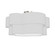 Phlox Three Light Flush Mount in White (216|PLX203FHPCWH)