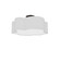 Phlox Three Light Flush Mount in White (216|PLX152FHMBWH)