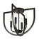 Pamela Four Light Flush Mount in Matte Black (216|PLA154FHMB)