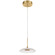 Oriana LED Pendant in Clear Textured (216|ORA75LEDPAGB)