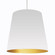 Oversized Drum One Light Pendant in White (216|ODXL692)