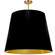Oversized Drum One Light Pendant in Black (216|ODRXL698)