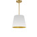 Oversized Drum One Light Pendant in White (216|ODRS692)