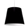 Oversized Drum One Light Pendant in Black (216|ODL797)