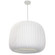 Mia One Light Pendant in White (216|MIA181P195F)