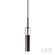 Luna LED Pendant in Black (216|LUN1LEDPBK)