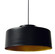 Kup One Light Pendant in Black (216|KUP201PBKGLD)