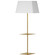 Gretchen One Light Floor Lamp in Aged Brass (216|GTCS641FAGBWH)