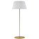 Gretchen One Light Floor Lamp in Aged Brass (216|GTCR631FAGBWH)