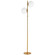 Folgar Two Light Floor Lamp in Aged Brass (216|FOL662FAGB)