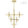 Francesca LED Chandelier in Aged Brass (216|FCS3656CAGB)