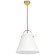 Emperor One Light Pendant in White (216|EMP111P790AGB)