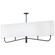 Eleanor Four Light Chandelier in Matte Black (216|ELN544HCMB790)