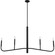 Eleanor Four Light Chandelier in Matte Black (216|ELN484HCMB)
