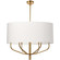 Eleanor Six Light Chandelier in White (216|ELN306CAGB790)