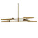 Cassie Six Light Chandelier in Aged Brass (216|CSE476CAGB)