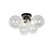 Comet Three Light Flush Mount in Clear (216|CMT143FHCLRMB)