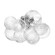 Charlize Three Light Flush Mount in Clear (216|CLZ143FHPC)