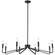 Clayton Eight Light Chandelier in Black (216|CLN388CMB)
