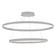 Circulo LED Chandelier in Silver (216|CIR3397CSV)